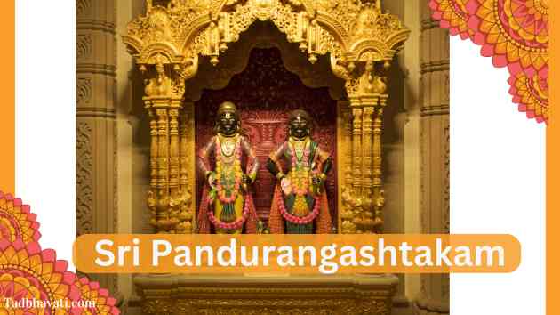 Shri Panduranga along with Consort Rakhumai as mentioned in Pandurangashtakam
